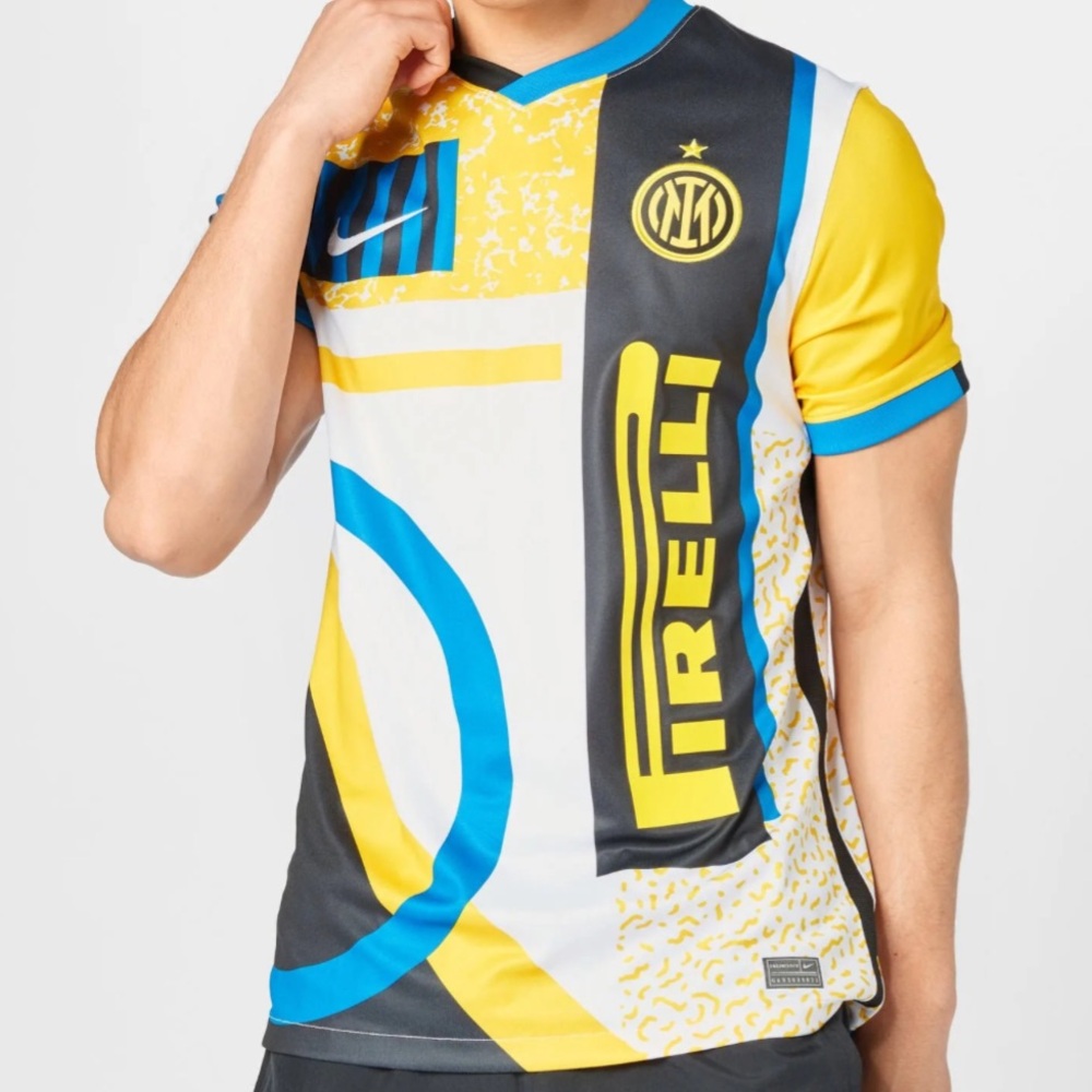 Nike Inter Milan 4th Stadium Jersey 20/21 Chapo #12 Soccer Football Men’s Medium